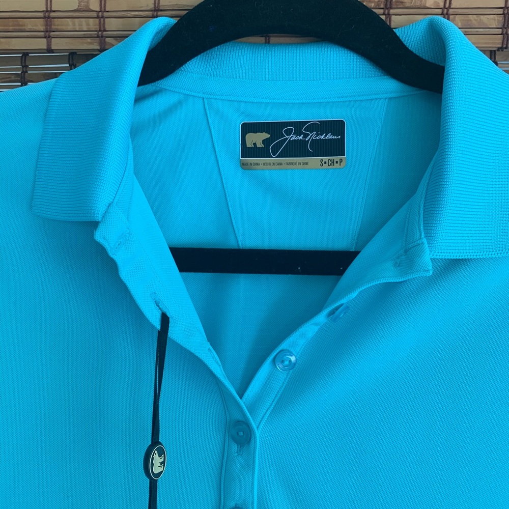 NWT Golf: moisture wicking turquoise polo ⛳️ - Picture 3 of 5